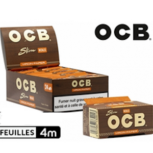 OCB Rolls Slim feuilles non blanchies - 4m