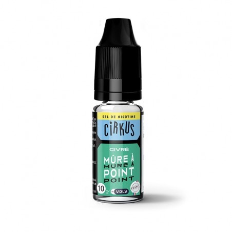 Cirkus E-liquide Mûre à point aux sels de nicotine - 10 ml