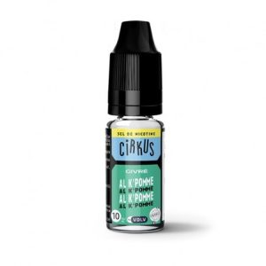 Cirkus E-liquide Al K'POMME aux sels de nicotine - 10 ml