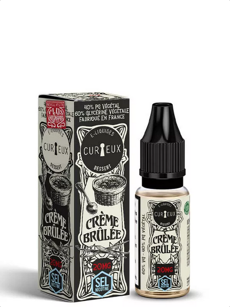 Curieux Crème Brûlée - Sel de nicotine
