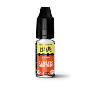 Cirkus E-liquide Classic Menthe aux sels de nicotine - 10 ml