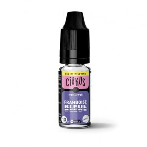 Cirkus E-liquide Framboise Bleue aux sels de nicotine - 10 ml