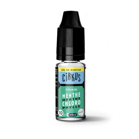 Cirkus E-liquide Menthe Chlorophylle aux sels de nicotine - 10 ml