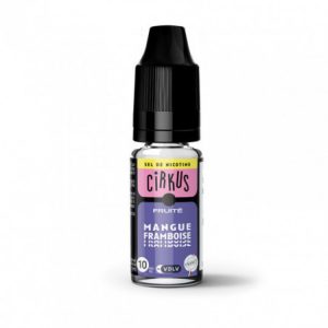 Cirkus E-liquide  Mangue Framboise aux sels de nicotine - 10 ml